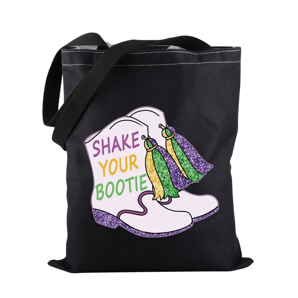 Cowgirl Mardi Gras Tote Bag Shake Your Bootie Tote Bag Mardi Gras Iana >:)